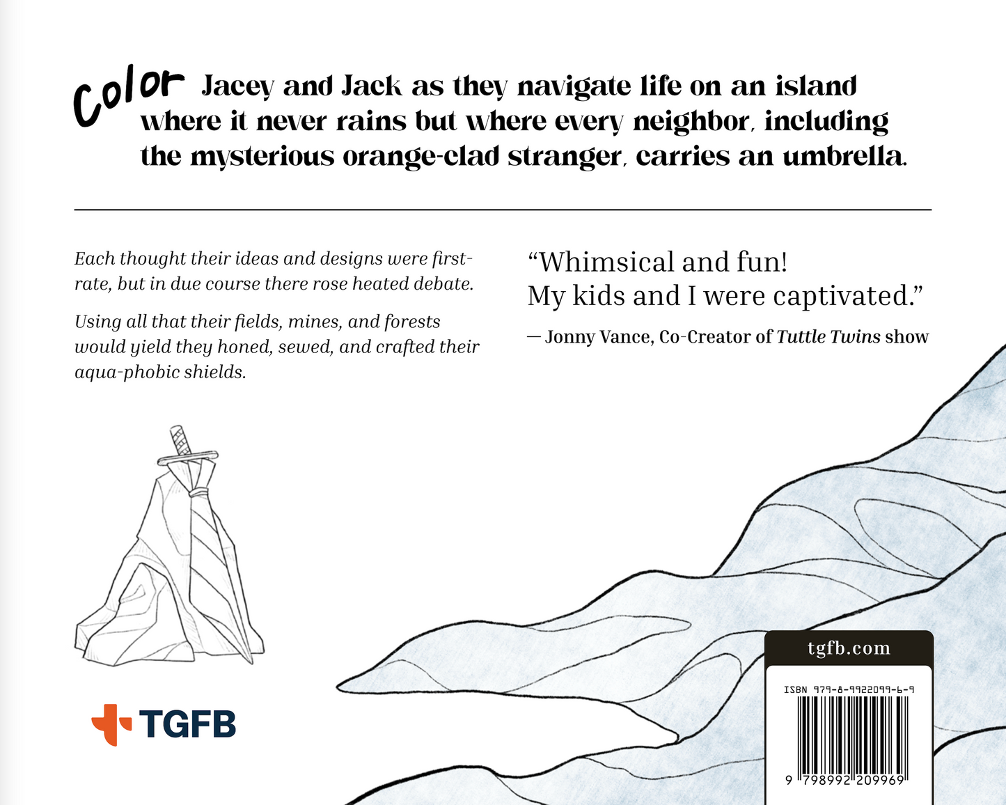 The Orange Umbrella Coloring Book - Preorder